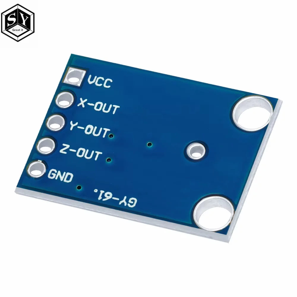 GY-61 ADXL335 / ADXL345 Triaxial Accelerometer Module Set, Analog  Digital Vibration Sensor Kit for Arduino
