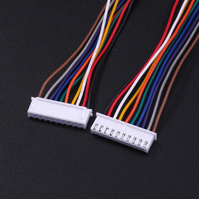 10 Sets  XH2.54 Terminal Wire  JST Male Female  2P  3P  4P  5P  6P  7P  8P  9P  10 Pin  100MM 200MM   26AWG Cable   2.54mm pitch