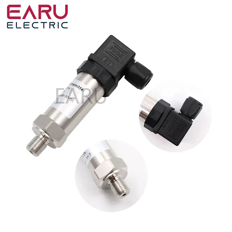 RS485  4-20mA 0-5V 0-10V Output -1-400Bar G1/4 Vacuum Pressure Transmitter Transducer Sensor Controller 0.5% FS High Precision