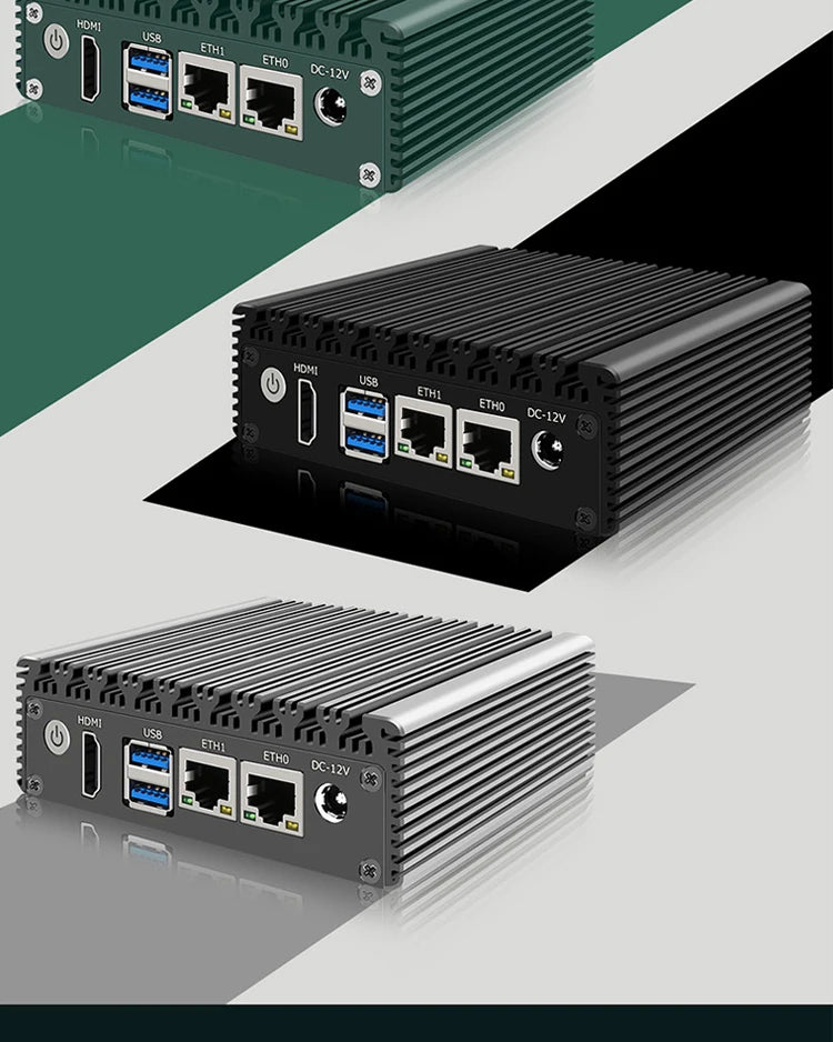 CPU Intel N3700 mini host 6W low power consumption X86-P1 soft routing quad core quad thread
