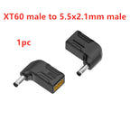 XT60 Male Female to EC5 Female Plug Type-c DC Male Female No Wire Connector Plug Adapter 55*25 5521 7406 7909 to XT60 Connector