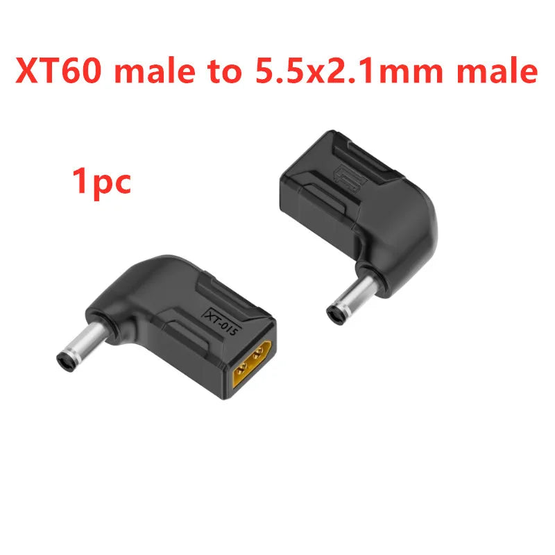 XT60 Male Female to EC5 Female Plug Type-c DC Male Female No Wire Connector Plug Adapter 55*25 5521 7406 7909 to XT60 Connector