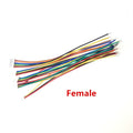 Mini JST SH 1.0mm Pitch 2 3 4 5 6 7 8 Pin Female Socket Terminal Plug Wire Connector SH 1mm 10CM 28AWG Electronic Wires Cable