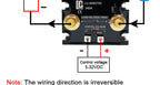 LCTC DC Control DC Solid State Relay 500A 1000A With Radiator SSR Heat Sink High Power Controller 3-32VDC LC-500D75D