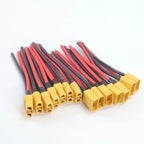 New 5pcs XT90 Male/Female Plug Battery Parallel Connector, with Silicone Flexible Wire 14AWG 10cm, for RC LiPo Motor Battery