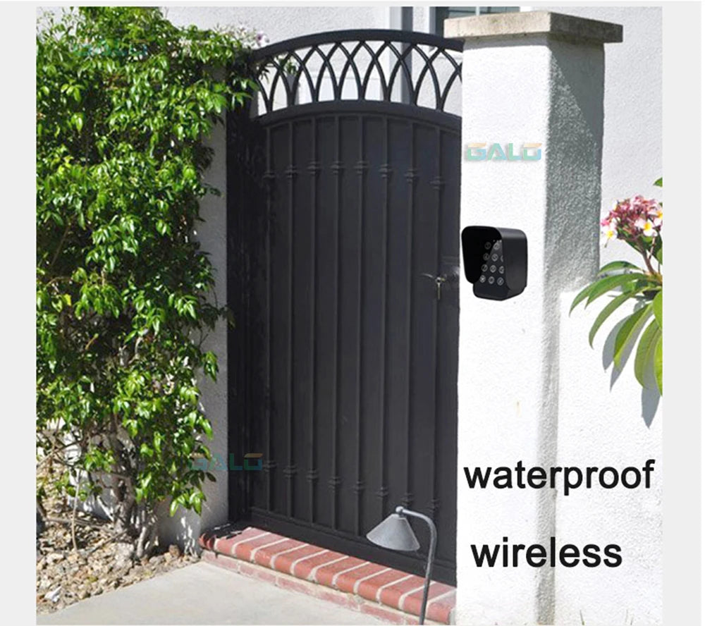 200kg-300kg Swing Gate Linear Actuator Motors Kit with Push Button Photocell Alarm Lamp (GSM Module Keypad Optional)