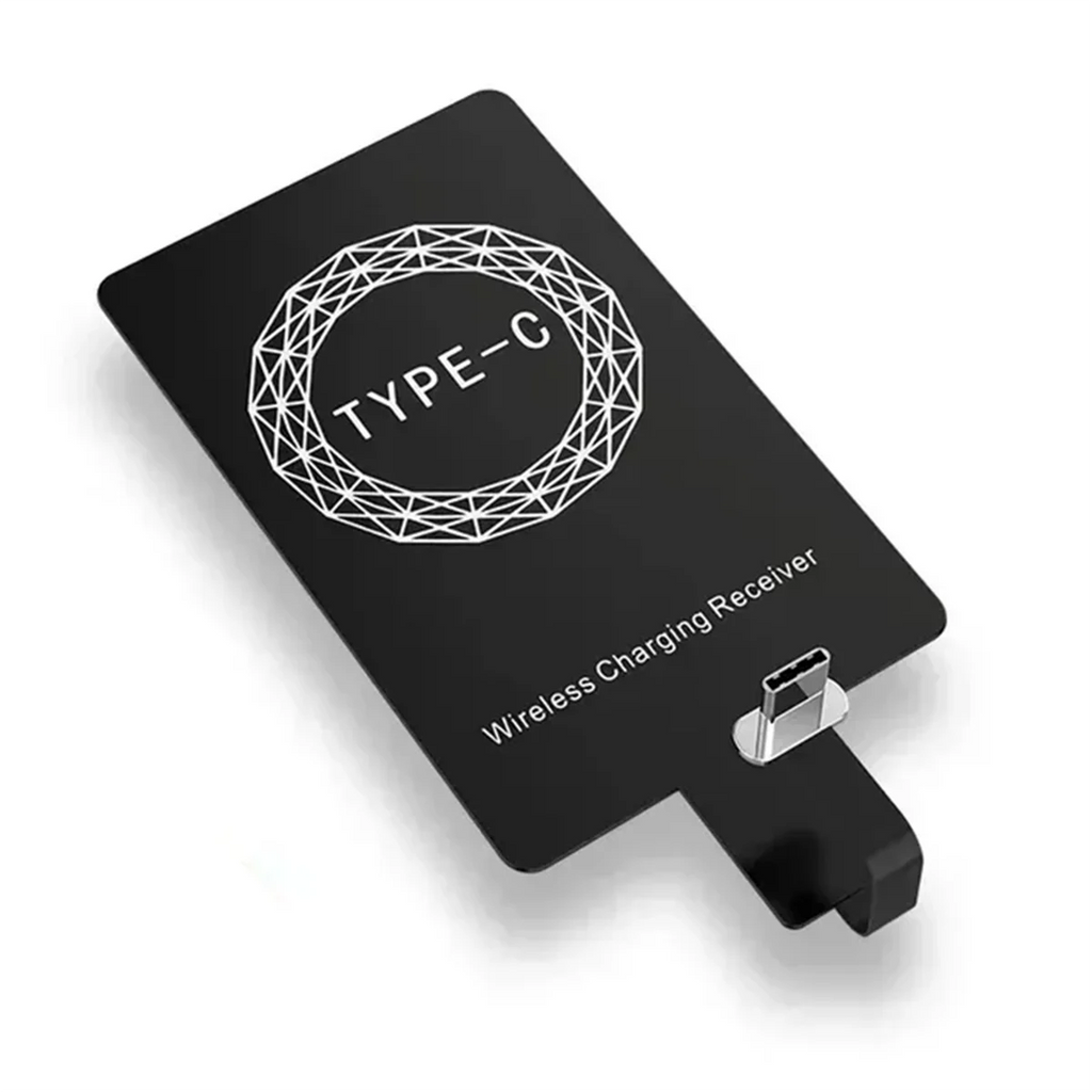 Type-C Wireless Charging Receiver Type C Fast Wireless Charger Adapter for Samsung Huawei Xiaomi HLJS