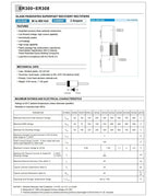 20PCS ER202 ER204 ER206 ER302 ER304 ER306 ER502 ER504 ER506 2A 3A 5A 200V 400V 600V Super Fast Recovery Rectifier Diode