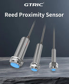 GTRIC Magnetic Reed Proximity Sensor Switch M08/12/18 Flush Type 10MM Detection Distance 5-220V AC DC 2 Wires PNP/NPN NO NC