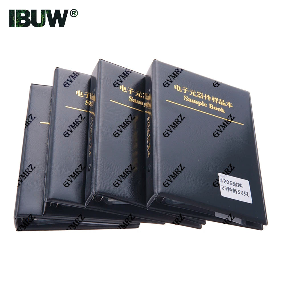 0402 0603 0805 1206 SMD Ferrite Bead Inductance Sample Book Magnetic Laminated Sheet Magnetic Beads Inductance Book Sample Kit