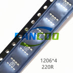 100pcs 1206x4 1206 1206*4 8P4R Original new 1k 10k 47k 473 2K 202 2.2k 2k2 222 100k 104 103 res network SMD 33k 333 102 4.7K 472