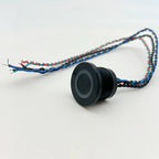 16MM 19MM 22MM IP68 316L stainless steel or  Black aluminum Waterproof RGB 3 color piezo push button switch PS223P10YSS1RGB24T