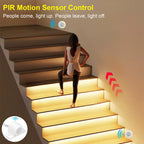 COB LED Strip PIR Motion Sensor Stair Lights Kit Step by Step Control Indoor Smart Staircase Lighting Controller with Main Line