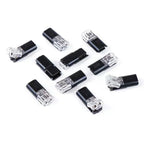 2 Pin Pluggable Wire Connector Quick Splice Electrical Cable Crimp Terminals for Wires Wiring 22-20AWG LED Car Connectors