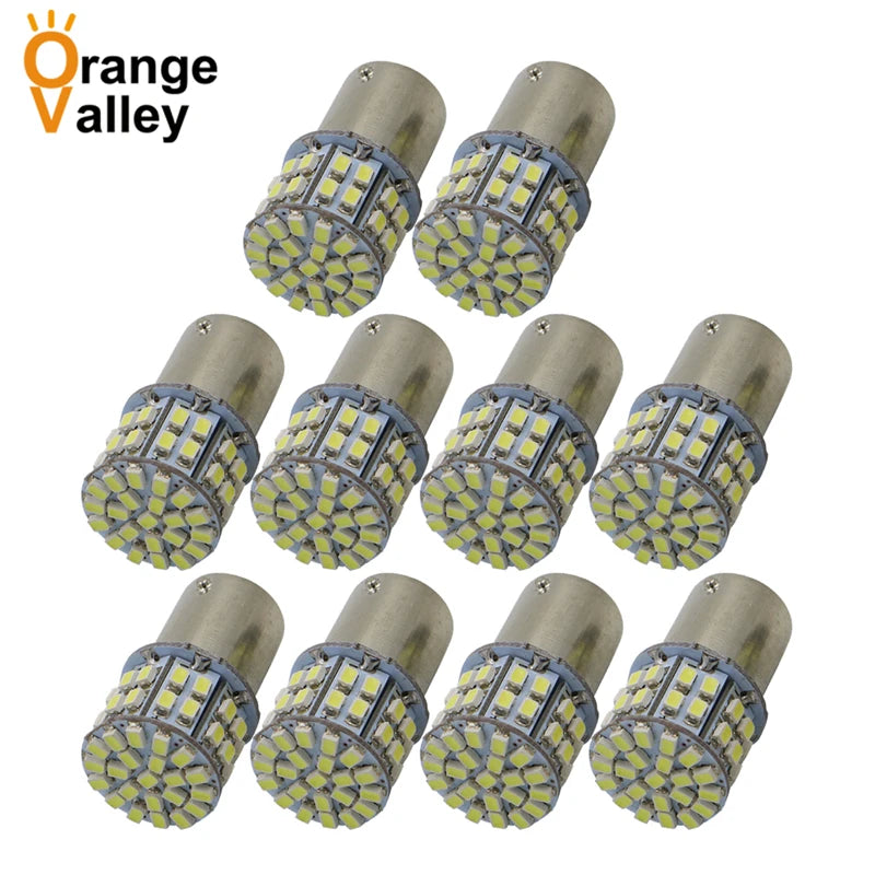 10PCS 1156 BA15S 1157 SMD 50 Led 1206 Car Light BAY15D P21W Auto Light Bulb Lamps Car Styling DC12V