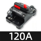 20A to 300A 12V-48V Circuit Breaker Power Protect Fuse Trolling with Manual Reset Waterproof Car Boat Manual 30A 80A 100A 300A