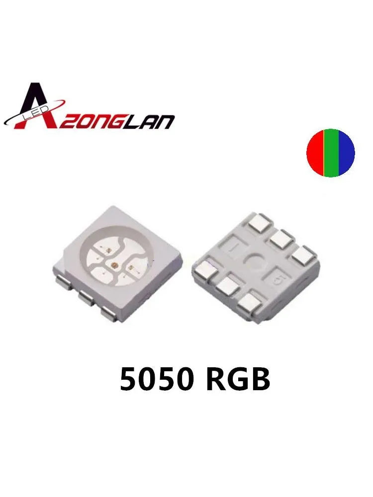 100pcs SMD LED 0402 1615 0807 1206 5050 3528 RGB 4Pin Diode LED High quality, high brightness color red green blue