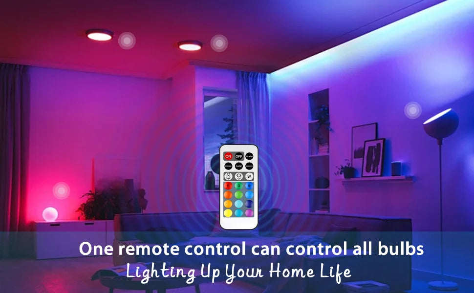 G9 LED Color Changing Light Bulb with Remote,Warm White/Cool White/RGB 12 Color Changing,Sync and Memory,Dimmable G9 LED Bulb
