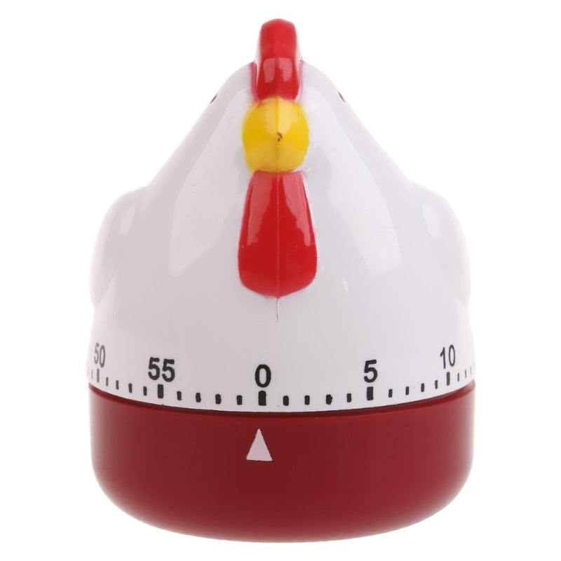 M4YC Cute Hen Shape Kitchen Cooking Timer Mechanical Countdown Clock Alarm Reminder Tool Home Decor