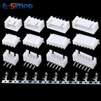 10Set XH2.54 2/3/4/5 Pin Terminals Plastic Shell Male Plug + XH 2.54 2P 3P 4P 5P 6P 7P 8P 9P 10P 12PFemale Socket Wire Connector