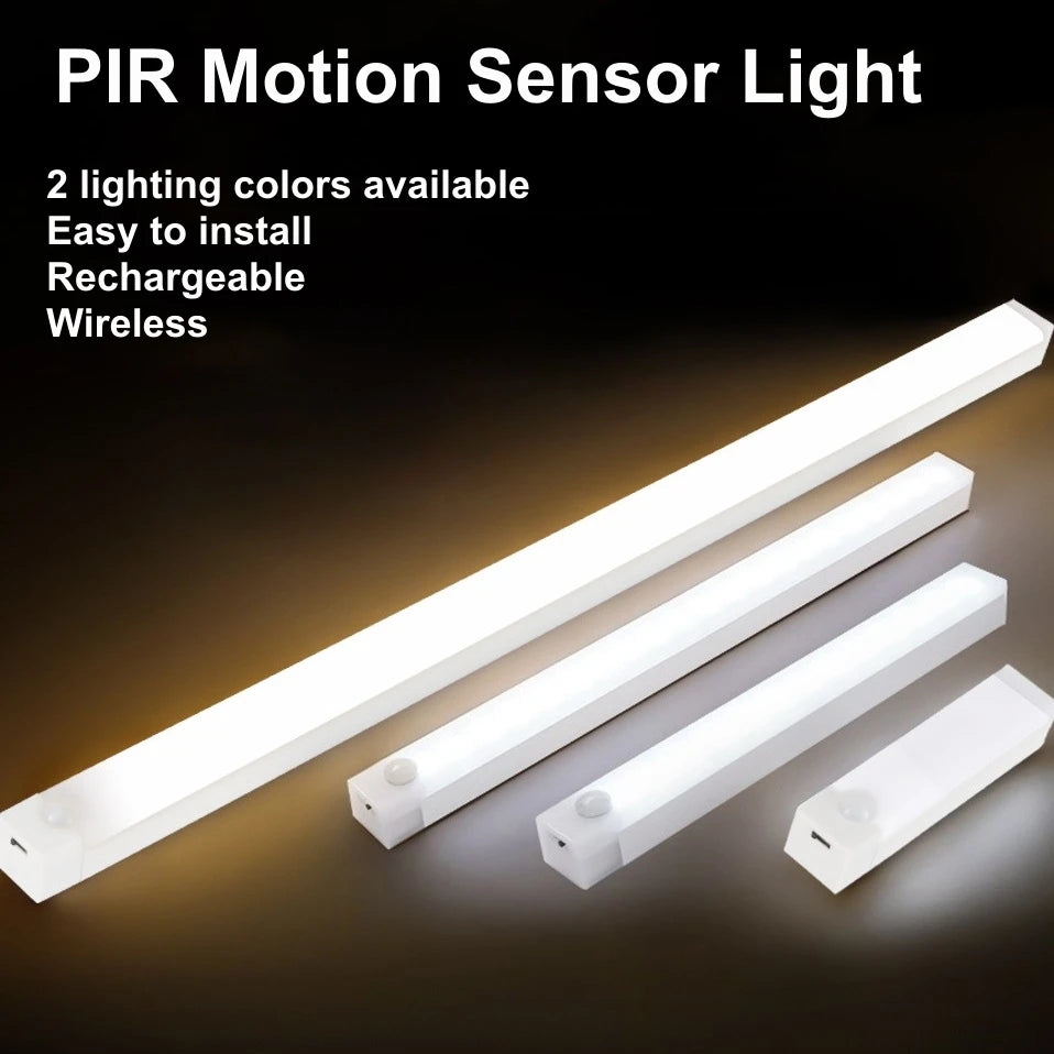 Wall Lamp Rechargeable Magnetic Lights Smart Motion Sensor LED Night Light For Bathroom Indoor Lamp Cabinet Floodlight