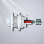 DC 5V 12V 24V 100W PIR Sensor Switch, Adjustable Time & Photocell Mode, High Power Infrared Motion Detector for LED Lighting