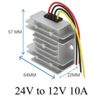 24V to 12V 60A-3A 24 Volt to 12 Volt Buck Voltage Regulator Step Down Power Converter DC Converter Buck Module for Cars Solar