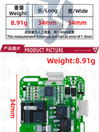 3s/4s/5S  Battery Charging Protection Board Li-Ion Lithium Battery Pack Protection Circuit Board BMS Module For Power Tools