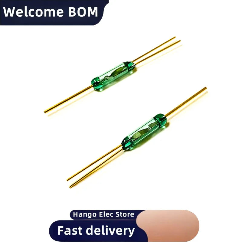 5PCS/Lot  MKC17103 4*18MM 1A 127V Normally open/Normally closed NO/NC conversion magnetic sensor High-power reed dryer