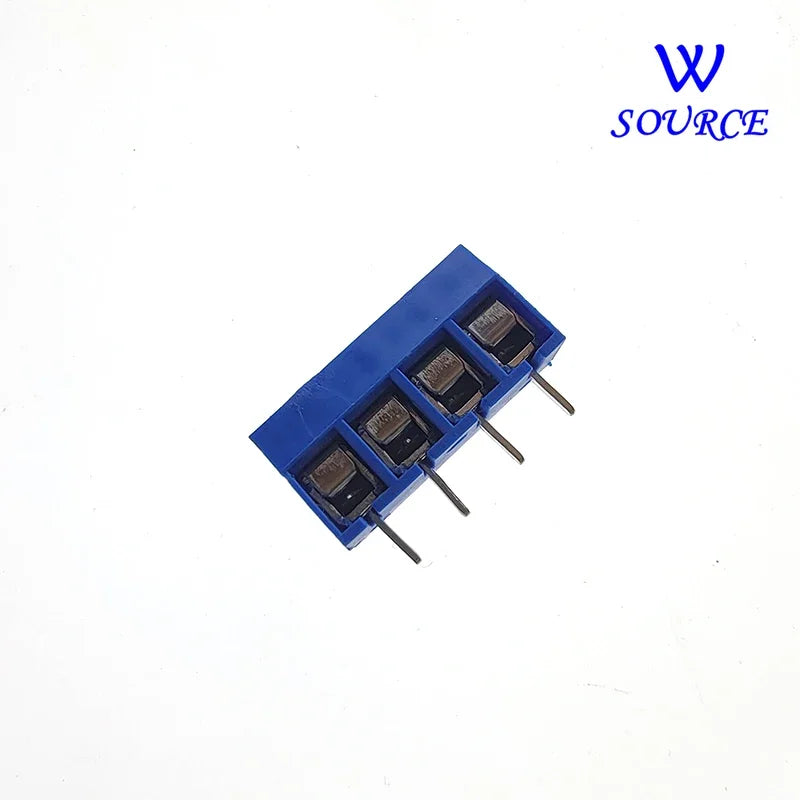 10/20/50Pcs/lot Pitch 5.0mm KF301-5.0-2P KF301-3P KF301-4P Straight Pin 2P 3P 4P Screw PCB Terminal Block Connector Blue Green