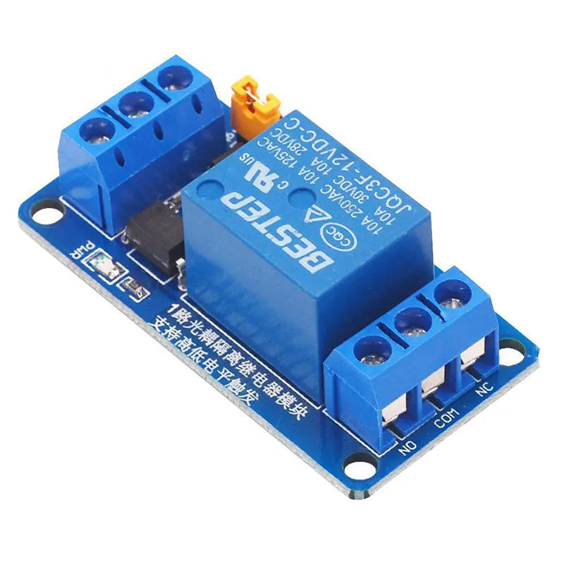 3.3V 5V 12V 24V 1 Channel Relay Module High and Low Level Trigger Relay Board Optocoupler Isolation for  Raspberry Pi