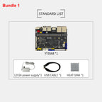 Youyeetoo YY3568 ARM AI Dev Board Rockchip RK3568 Quad Core A55 Motherboard Dual Gigabit Ethernet WiFi6 Android11 Debian Support