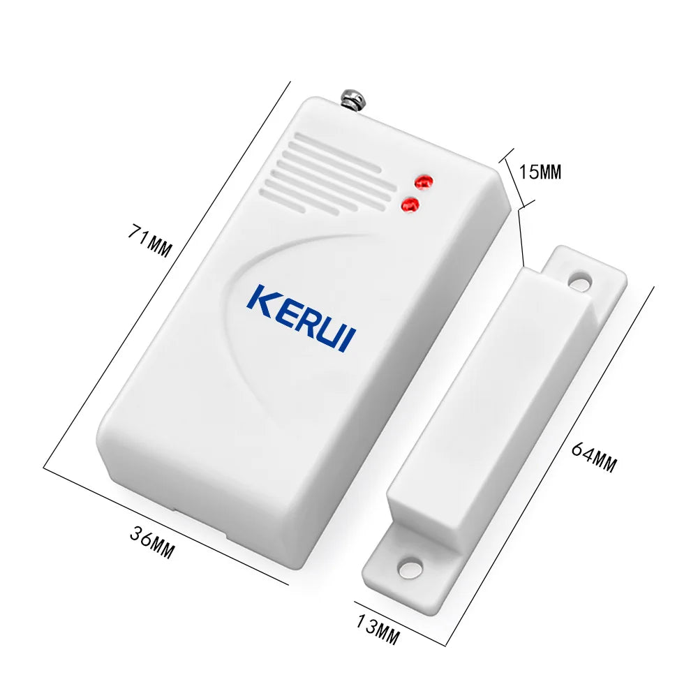 KERUI 433MHz Wireless Door Window Magnetic Sensor for W181 W184 W202 W204 WiFi GSM Home Security Alarm System