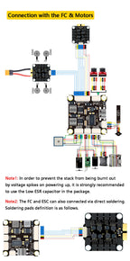 JIJIEFPV H743 Flight Controller H7 FC H743 Stack 8S 55A 60A 70A 4in1 ESC For 5inch DJI RC FPV Freestyle Drone DIY Parts