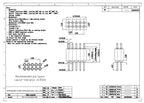 2 5 20 Pcs Spring Loaded 1.27 MM Pitch Pogo Pin Connector 2 5 6 8 10 Position Male Pad PCB Header Single Row Through Holes Probe