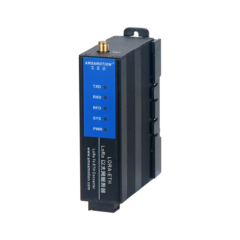 LORA to Ethernet Module LORA-ETH Wireless Remote IO Converter Transmission Signal Data Acquisition Transceiver 3m 10m Antenna