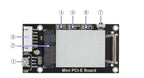 Mini PCI-E Board USB Uart Port 4G Module Transfer Board For Quectel EC25-E EC25-EC EC25-AF EC25-A EC25-AU LTE Cat4 Modem