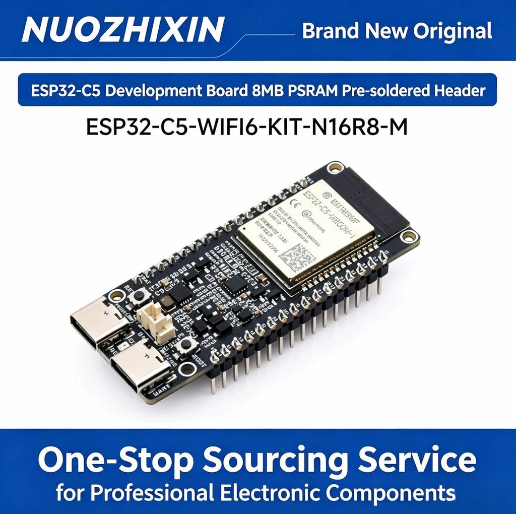 ESP32-C5 Development Board Waveshare Dual-Band WiFi6 Multi-Protocol Zigbee3.0 Thread BLE5 IoT RISC-V Microcontroller Module