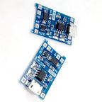 TP4056 Lithium Battery Charging Board Module MICRO USB Interface 1A Charger with Protection for Arduino 1-10 pcs