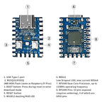 1-10PCS RP2040-Zero RP2040 for Raspberry Pi Microcontroller PICO Development Board Dual-core Cortex M0+ Processor 2MB Flash XCW