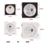Individually Addressable SK6812 Mini 3535 5050 SMD RGB LED Chip Digital Pixels White/Black as WS2812B Leds DC5V 2~1500Pcs
