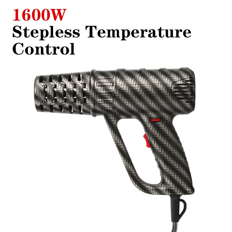 Professional Heat Gun, Adjustable Temperature, Special Tool for Car Vinyl Wrap, Window Film & Heat Shrink Film