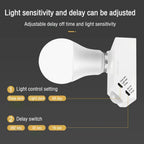 AC110-240V 86 human body infrared sensing lamp holder Infrared sensor E27 spiral LED bulb base motion sensor