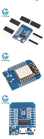 ESP8266 ESP-12 ESP-12F ESP32 CH340G CH340 V2 USB WeMos D1 Mini PRO V3.0.0 WIFI Development Board NodeMCU Lua IOT 3.3V With Pins