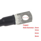 New DS18B20 Digital Temperature Sensor Copper Lug Inner Hole Installation 4mm/5mm/6mm/8mm With 1M/2M Shielded Cable