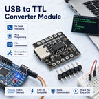 CH340N /CH9340C USB 2.0 To TTL Module Alternative CP2104 CP2102 PL-2303HX HT42B534 FT232RL CH340E Supprt linux/mac/windows OTG