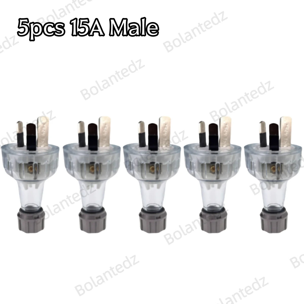 Bolantez 1pcs SAA Rewirable Plug Socket Australian Female Socket 3 Prong Electrical Socket Grounded Rewire Socket DIY Assembled