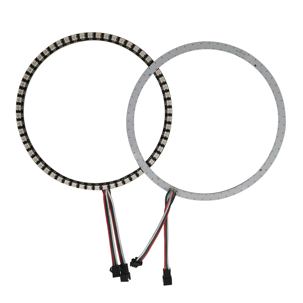 DC5V WS2812B DIY Led Ring Individually Addressable WS2812 IC Built-in 5050 RGB Round Modules Circle Arduino Light 8 To 148 Pixel