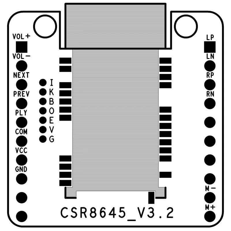 1pcs 5W+5W Bluetooth 4.0 Amplifier Board CSR8645 APTX APT-X Stereo Receiver Module Speaker Audio Amp Lossless w/ Call Function