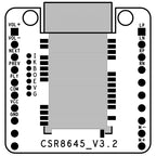 1pcs 5W+5W Bluetooth 4.0 Amplifier Board CSR8645 APTX APT-X Stereo Receiver Module Speaker Audio Amp Lossless w/ Call Function